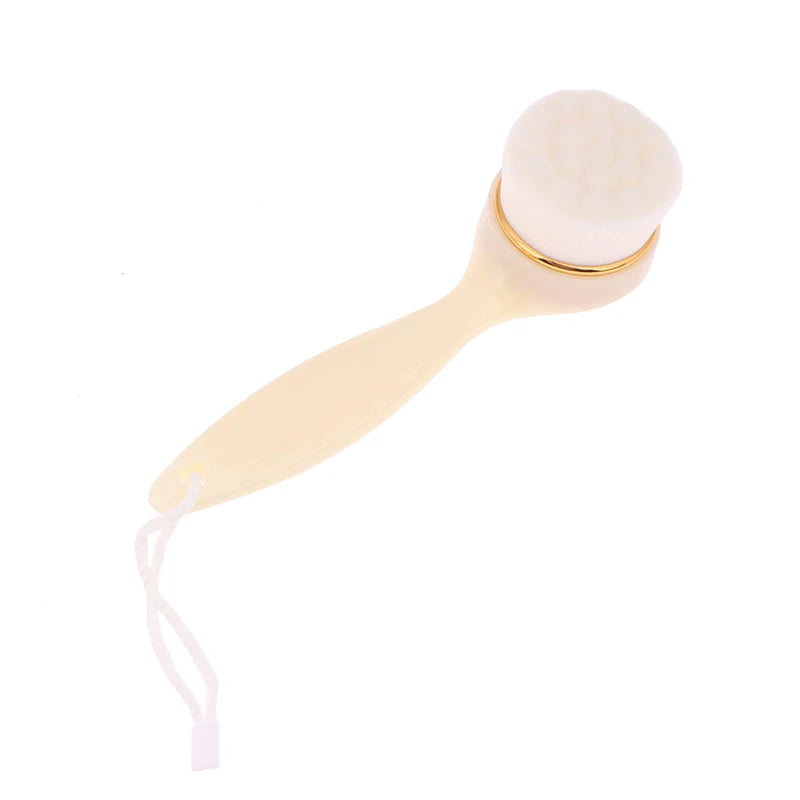 Handle Facial Washing Brush Exfoliating Face Brush Facial Brush Face Cleansing Brush For Lady Face Cleaning Women