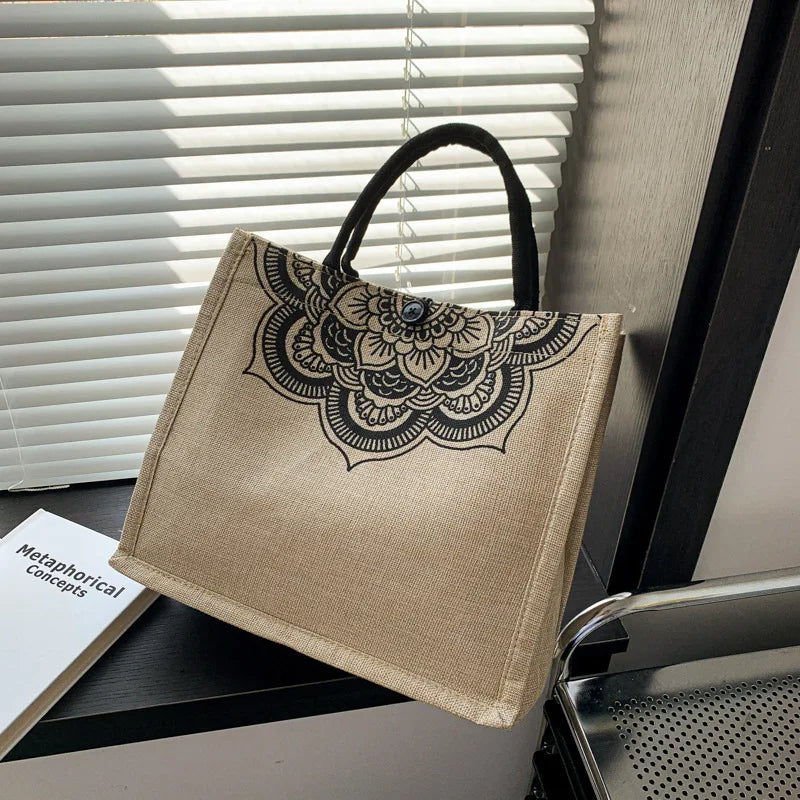 Canvas Handbags For Women Fashion Tote Beach Bags Reusable Shopping Bags