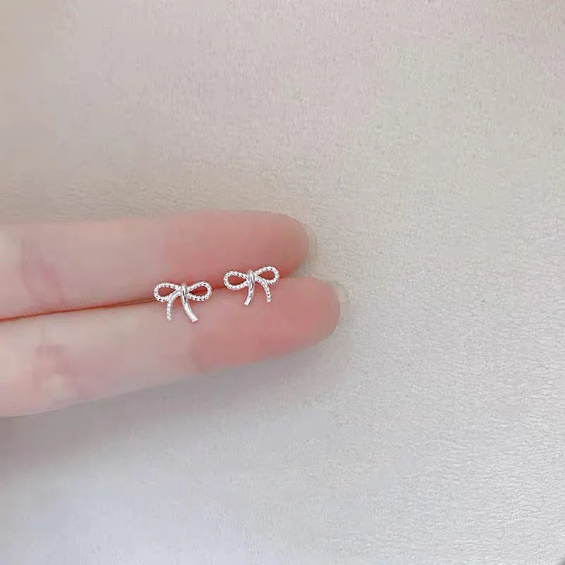 Heart Stud Earrings for Women Hypoallergenic