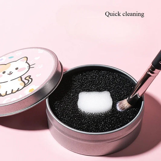 1 Piece Makeup Brush Cleaner Sponges Cosmetic Brush