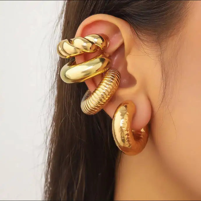 5pcs/set Trendy Elegant Design Ear Cuff Classic Elegant