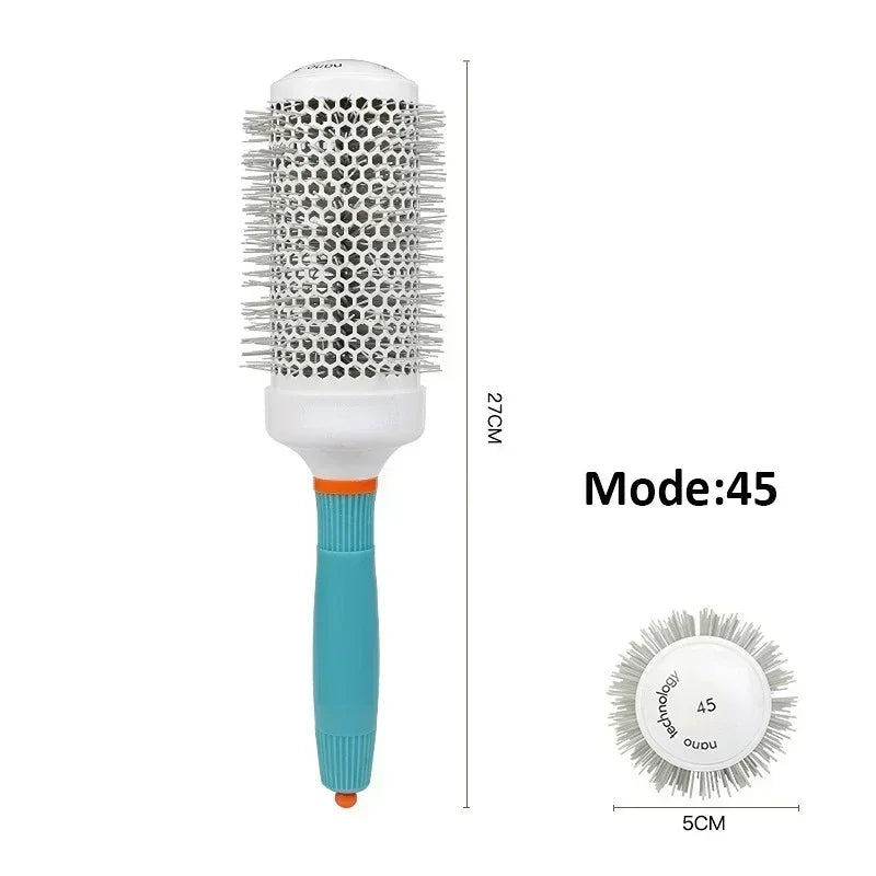 Professional Salon Hair Styling Brush Round Barrel Curly Hair Comb