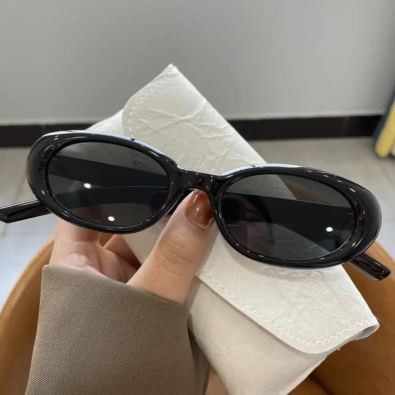 Retro Oval Sunglasses – Women's Fashion