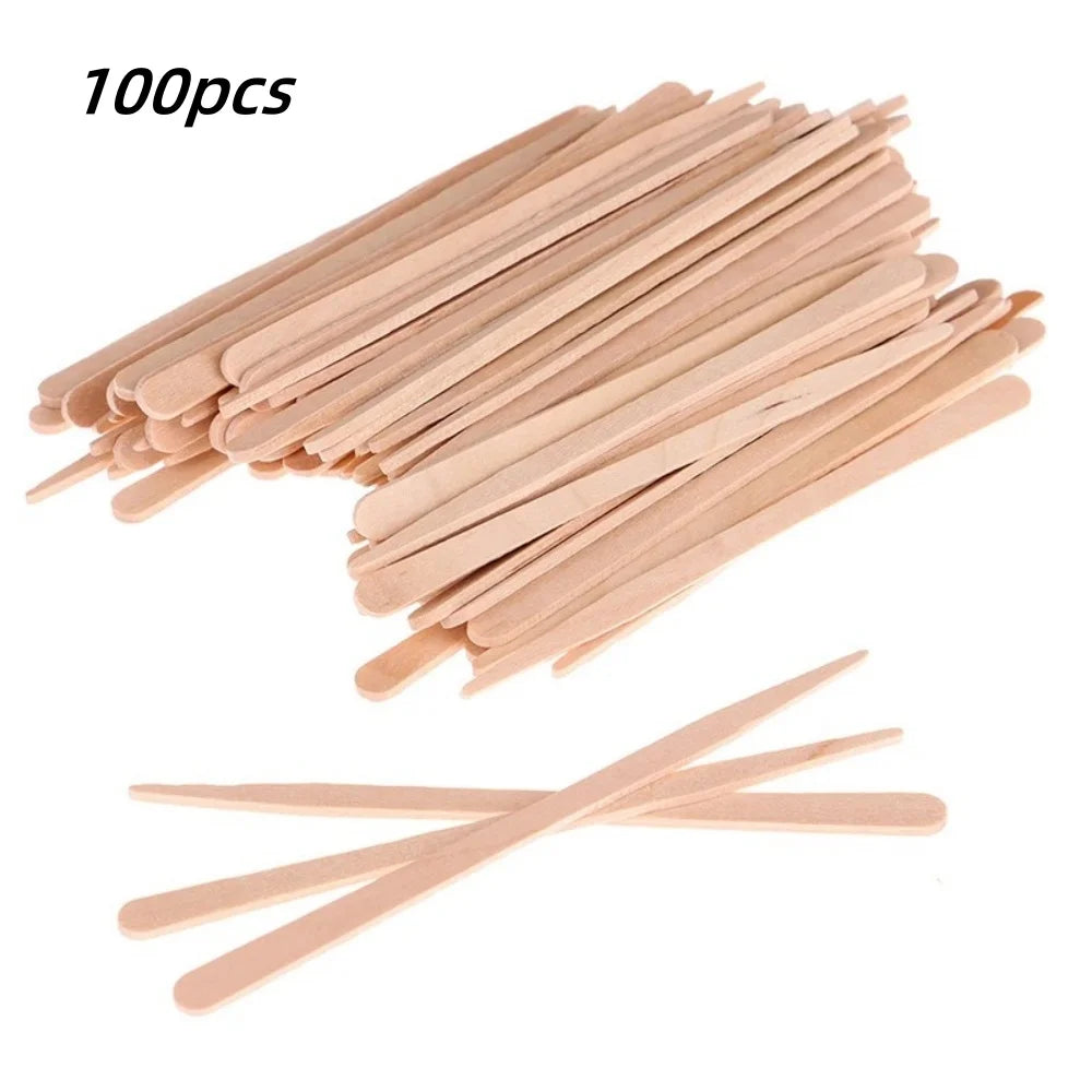 Woman Wooden Hair Removal Stick