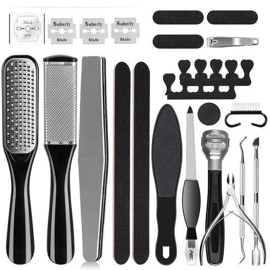 Professional Stainless Steel Pedicure Kit in 8 10 11 15 and 23 piece sets