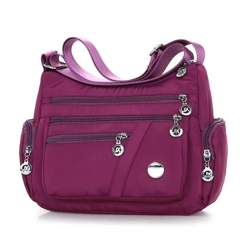 Women Nylon Waterproof Bag Messenger Bags For Lady Crossbody Large Capacity