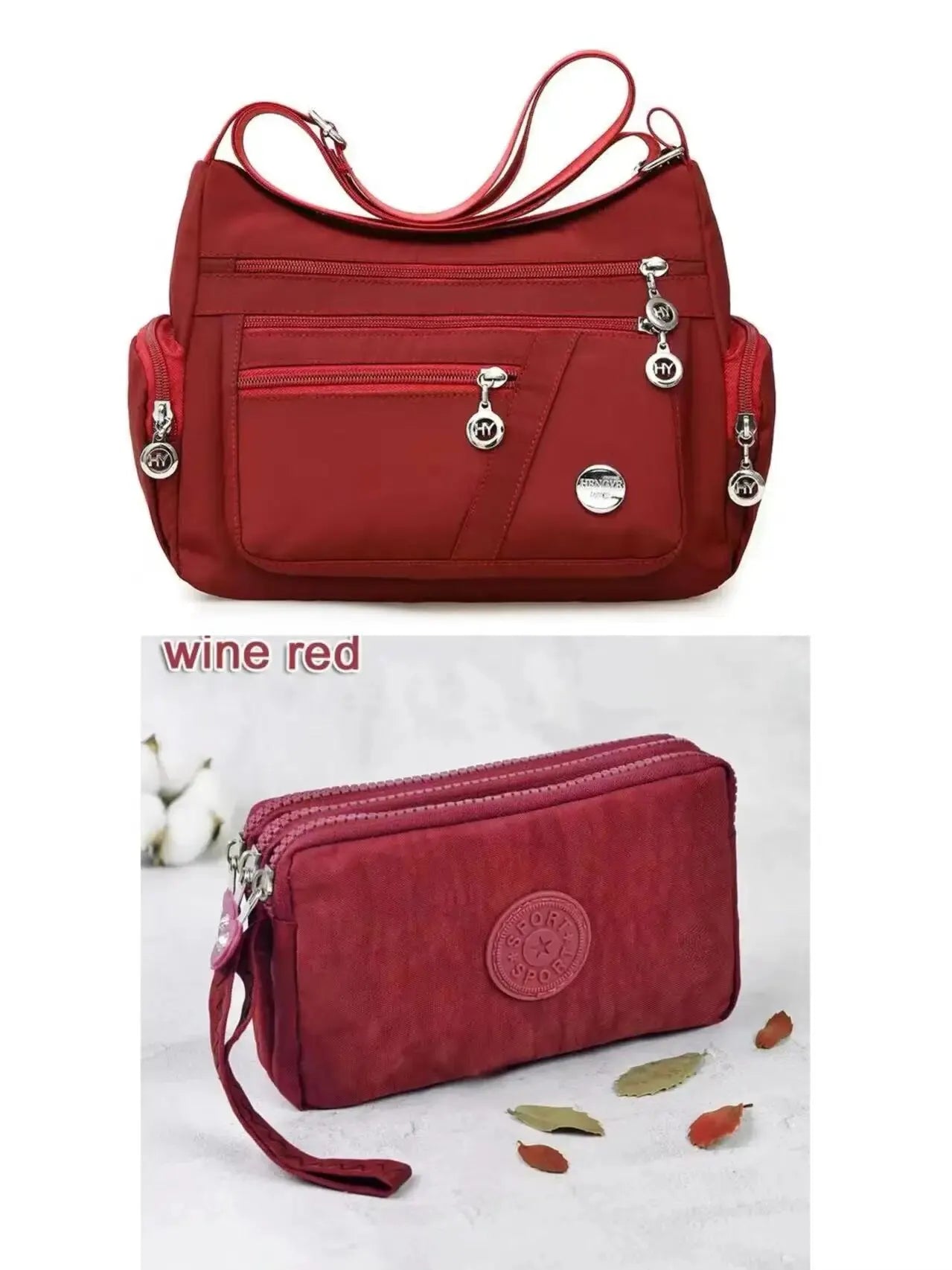 Women Nylon Waterproof Bag Messenger Bags For Lady Crossbody Large Capacity