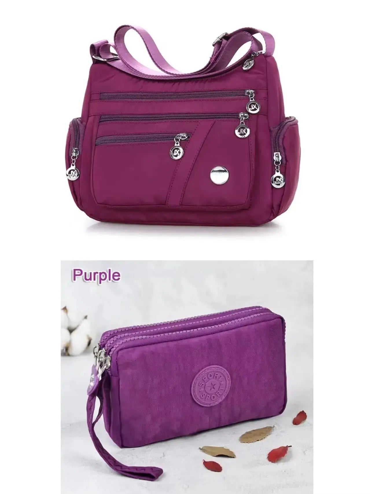 Women Nylon Waterproof Bag Messenger Bags For Lady Crossbody Large Capacity