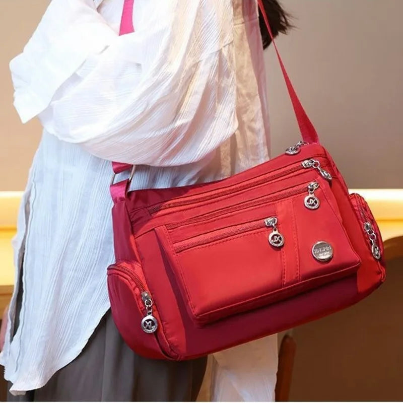 Women Nylon Waterproof Bag Messenger Bags For Lady Crossbody Large Capacity