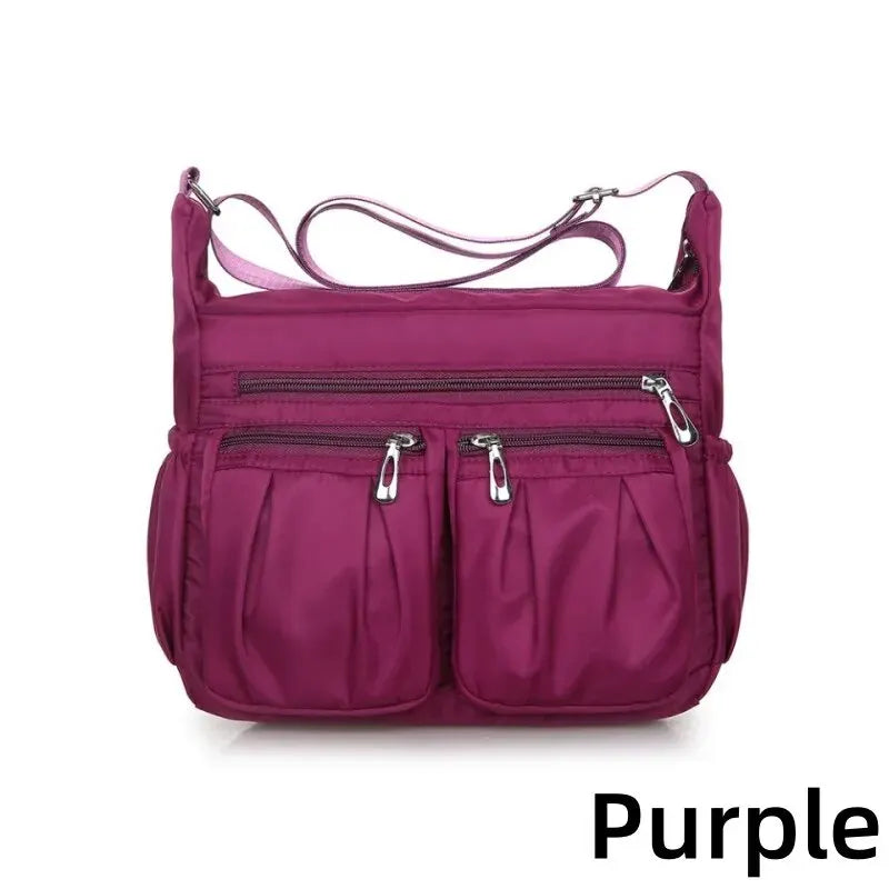Women Nylon Waterproof Bag Messenger Bags For Lady Crossbody Large Capacity