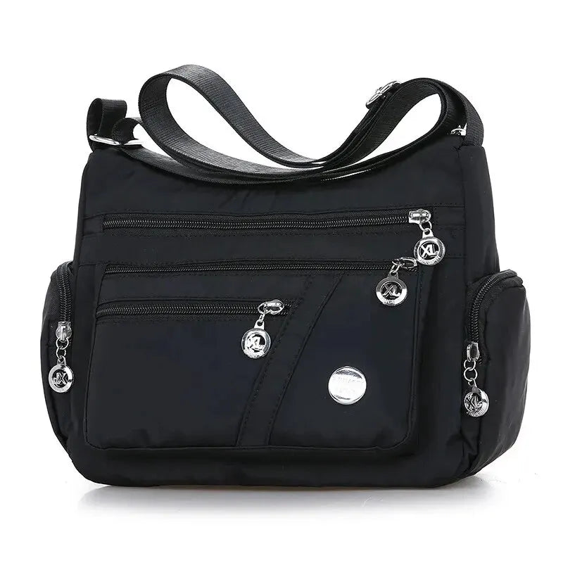 Women Nylon Waterproof Bag Messenger Bags For Lady Crossbody Large Capacity
