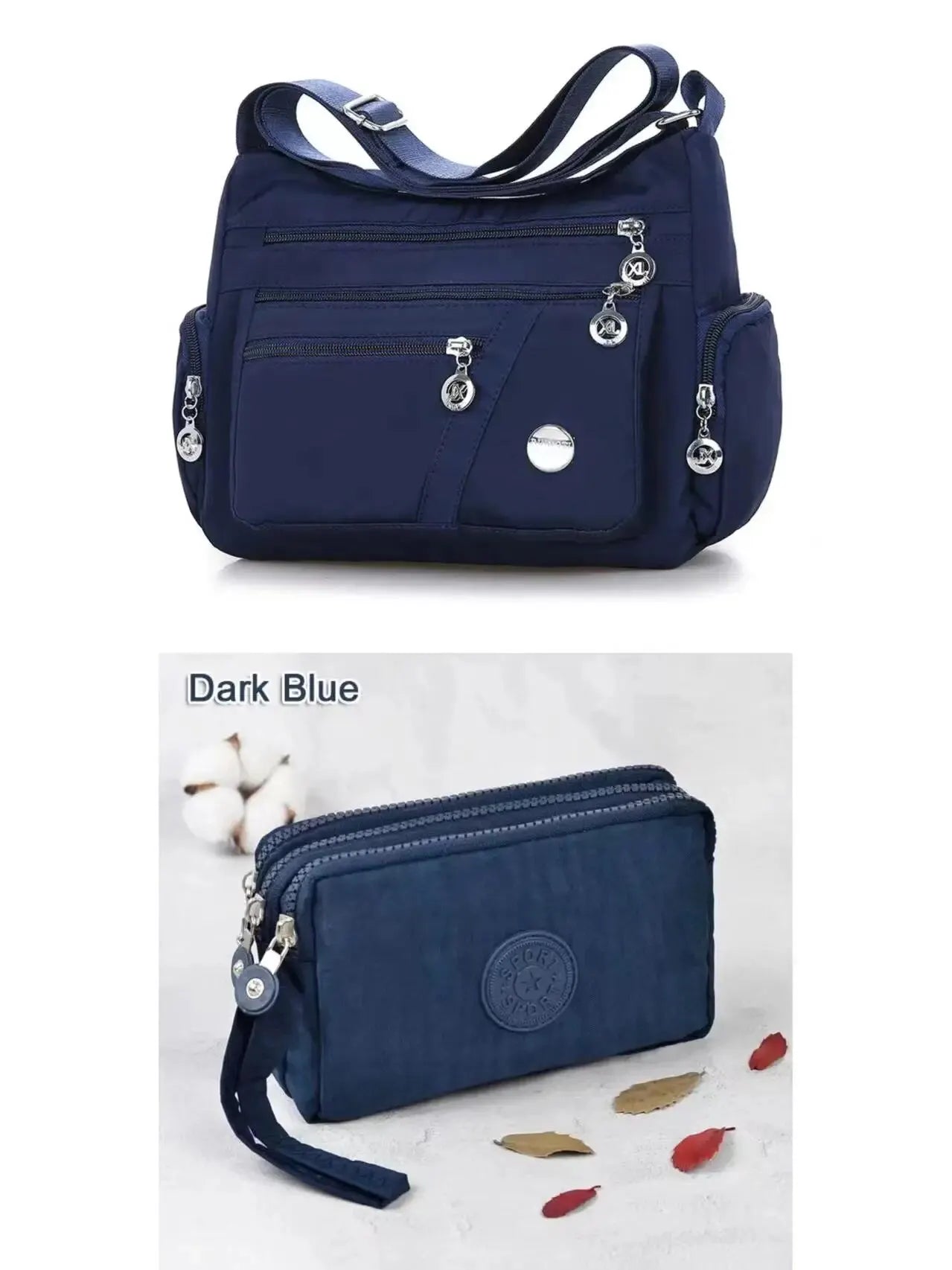 Women Nylon Waterproof Bag Messenger Bags For Lady Crossbody Large Capacity