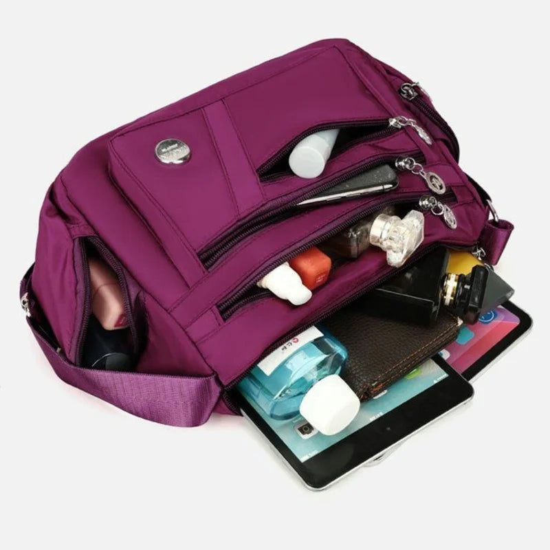 Women Nylon Waterproof Bag Messenger Bags For Lady Crossbody Large Capacity