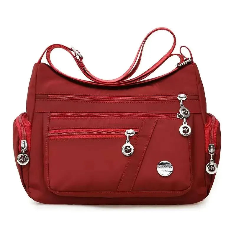 Women Nylon Waterproof Bag Messenger Bags For Lady Crossbody Large Capacity