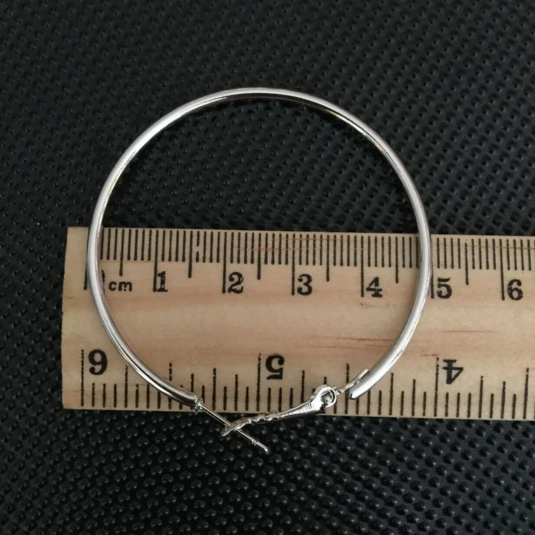 Fashion Jewelry Round Big Hoop Earrings