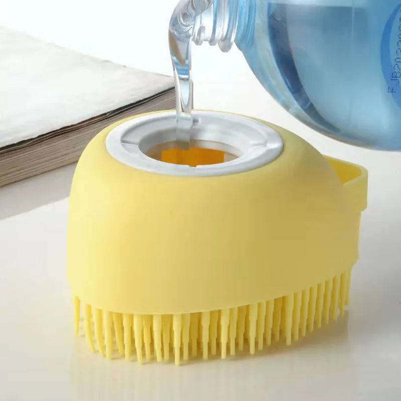 Silicone Shampoo Bath Brush Massage
