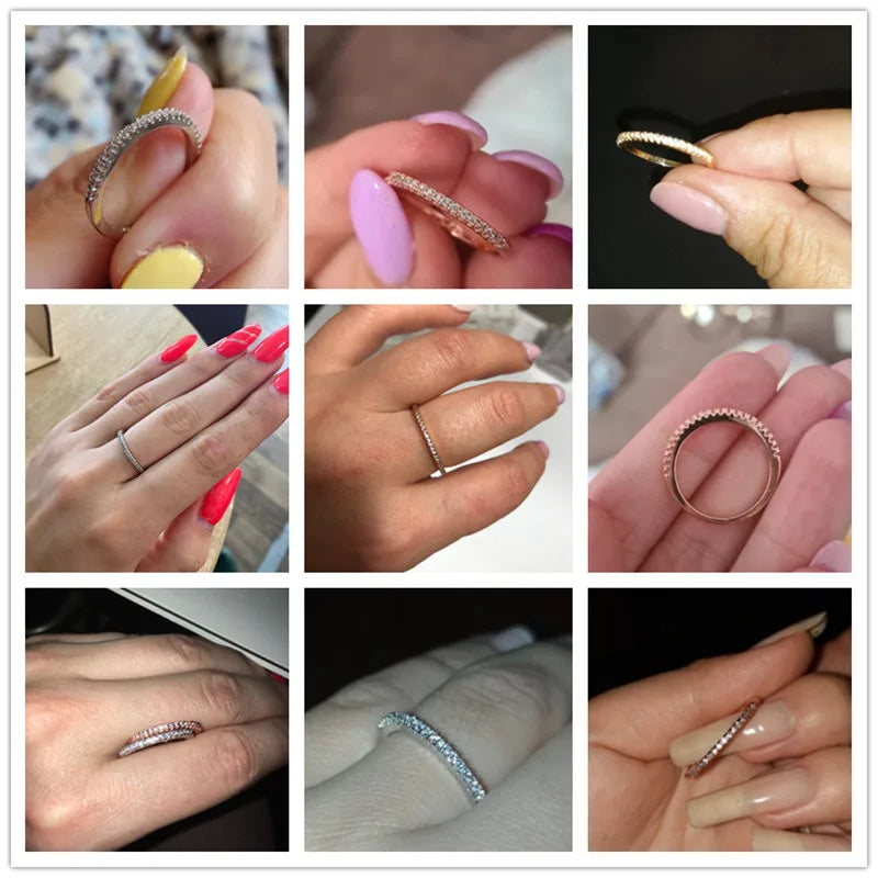 Huitan New Minimalist Thin Rings