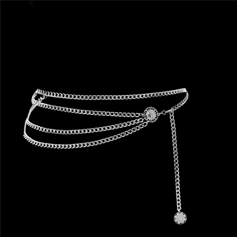 Multilayer Bikini Waist Belt – Beach Body Chain