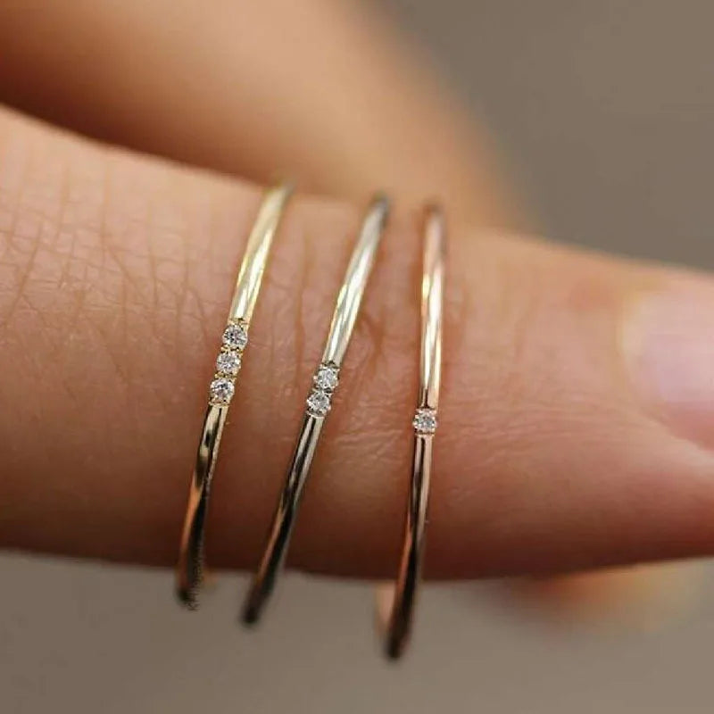 Tarnish Free New Minimalist Ring