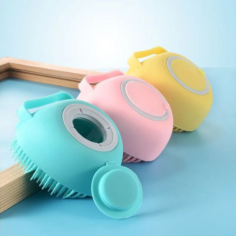 Silicone Shampoo Bath Brush Massage