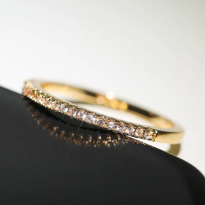 Huitan New Minimalist Thin Rings
