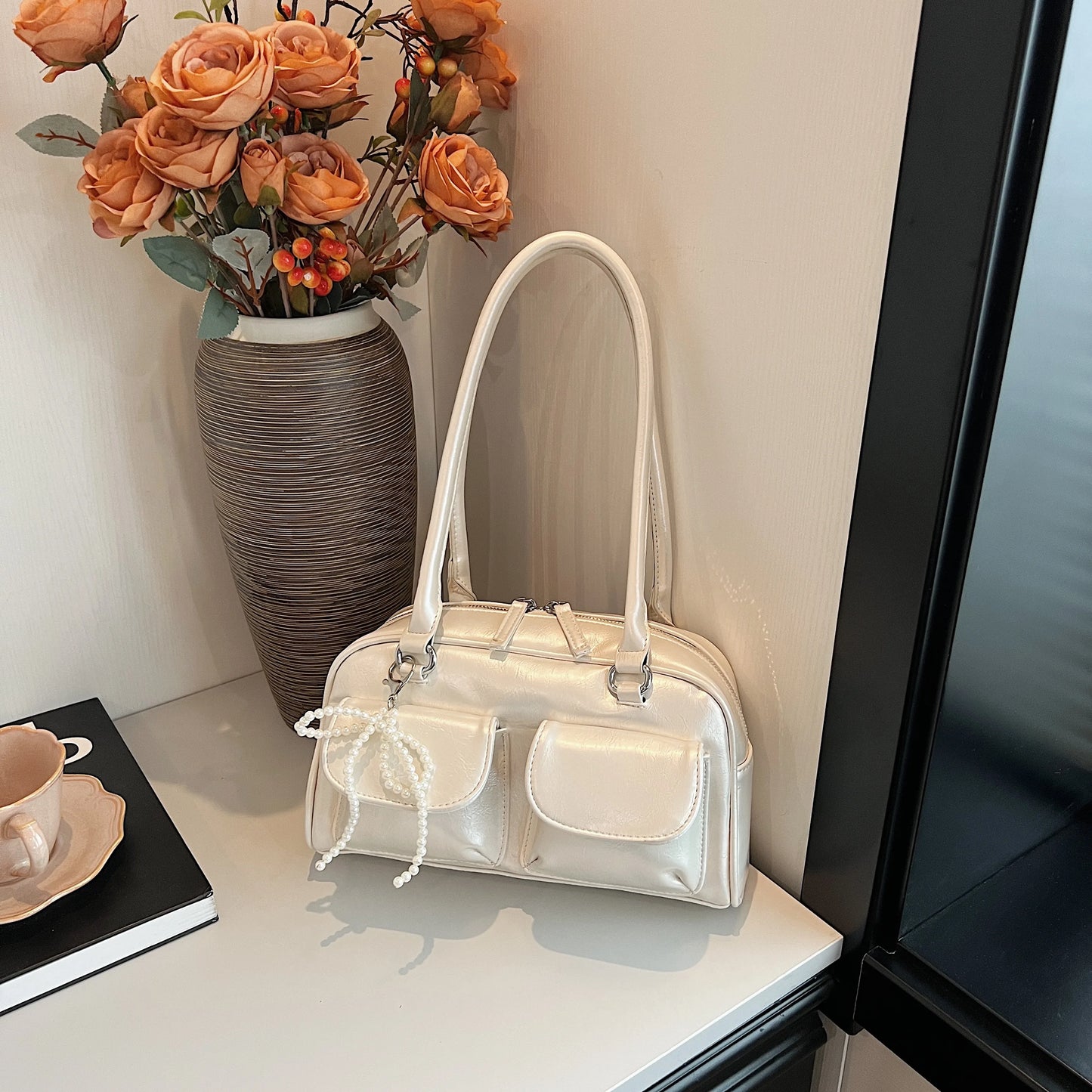 Fashionable Underarm Bow Bag for Women