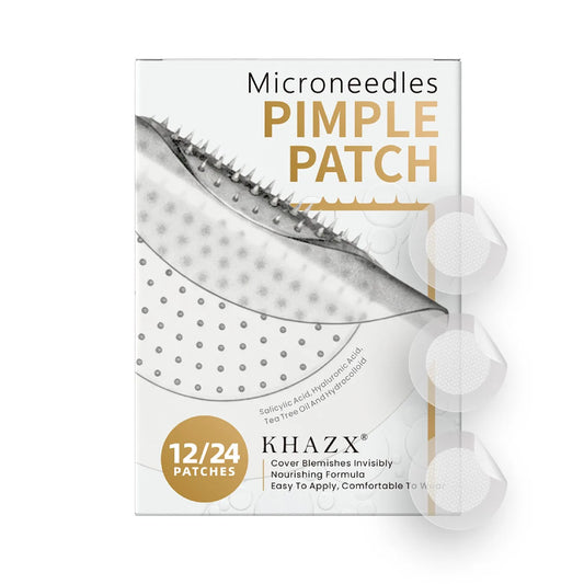 Micro Needle Pimple Patch (24 Pack) Hydrocolloid Micropoint Pimple Patch For Acne & Pimples Microdart Patch, Micro Dart Pimple P