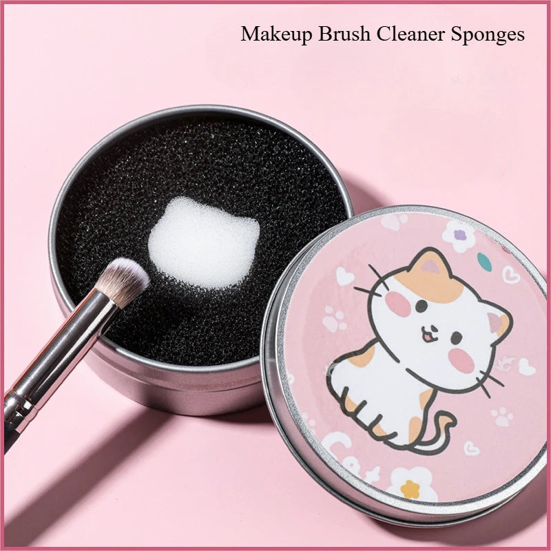 1 Piece Makeup Brush Cleaner Sponges Cosmetic Brush