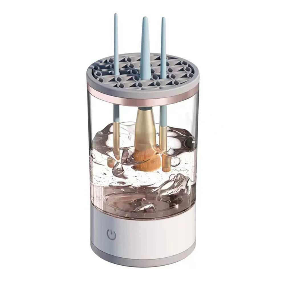 Automatic Rotating Brush Cleaner For All Makeup