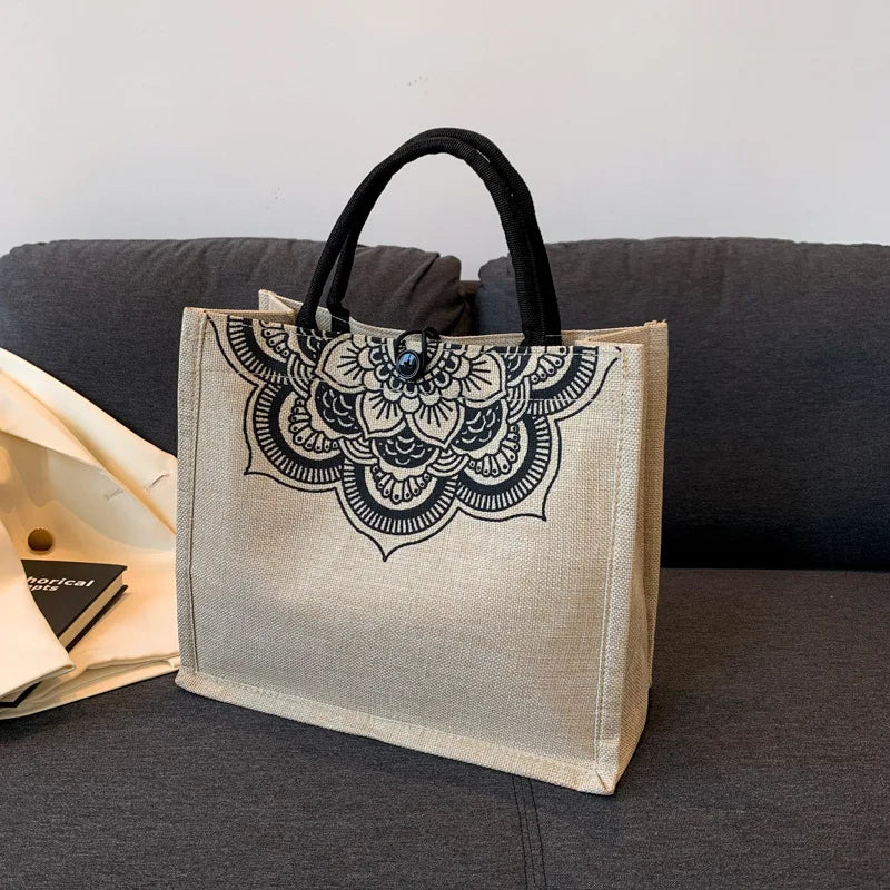 Canvas Handbags For Women Fashion Tote Beach Bags Reusable Shopping Bags