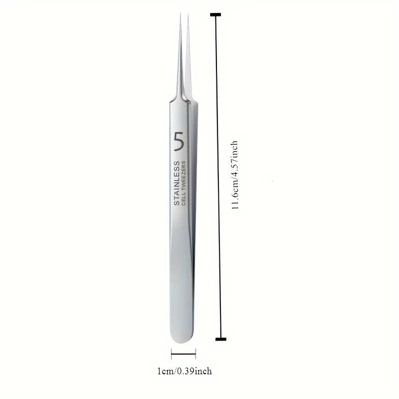 No. 5 Extra Fine Cellular Acne Blackhead Removal Tweezers