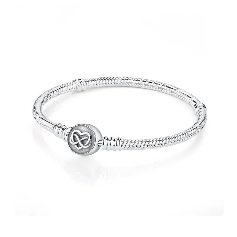 Original 925 Sterling Silver Bracelets Bangles Love