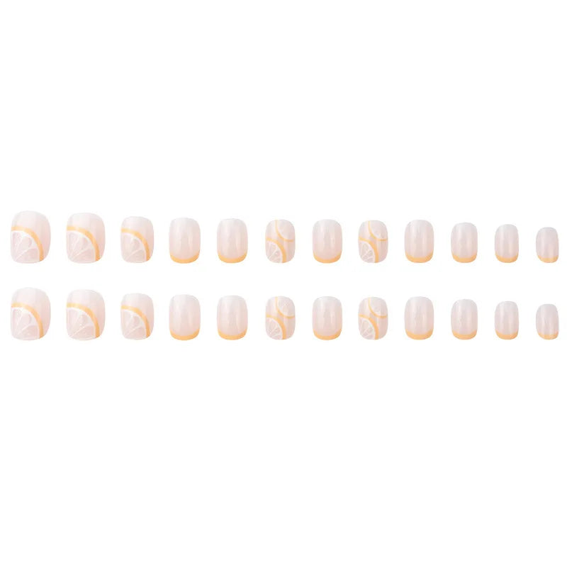 Short Fake Nails French