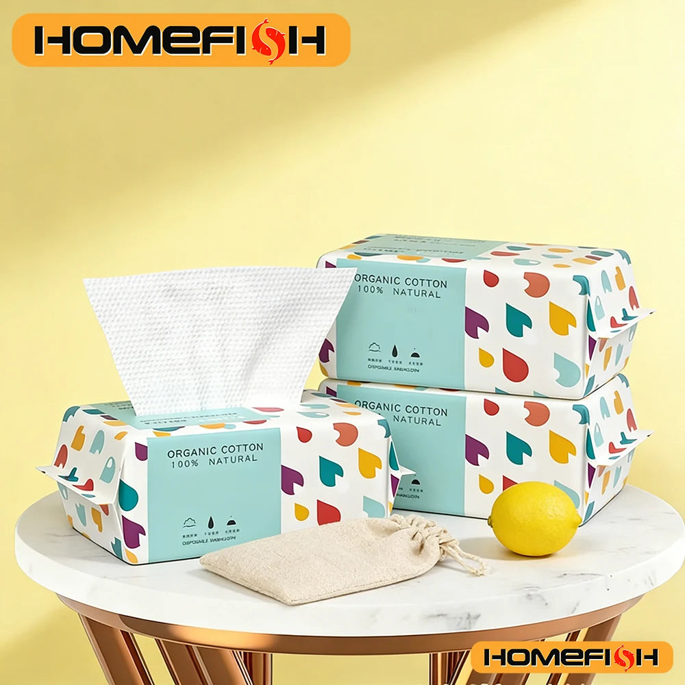 Soft Cotton Disposable Face Towel