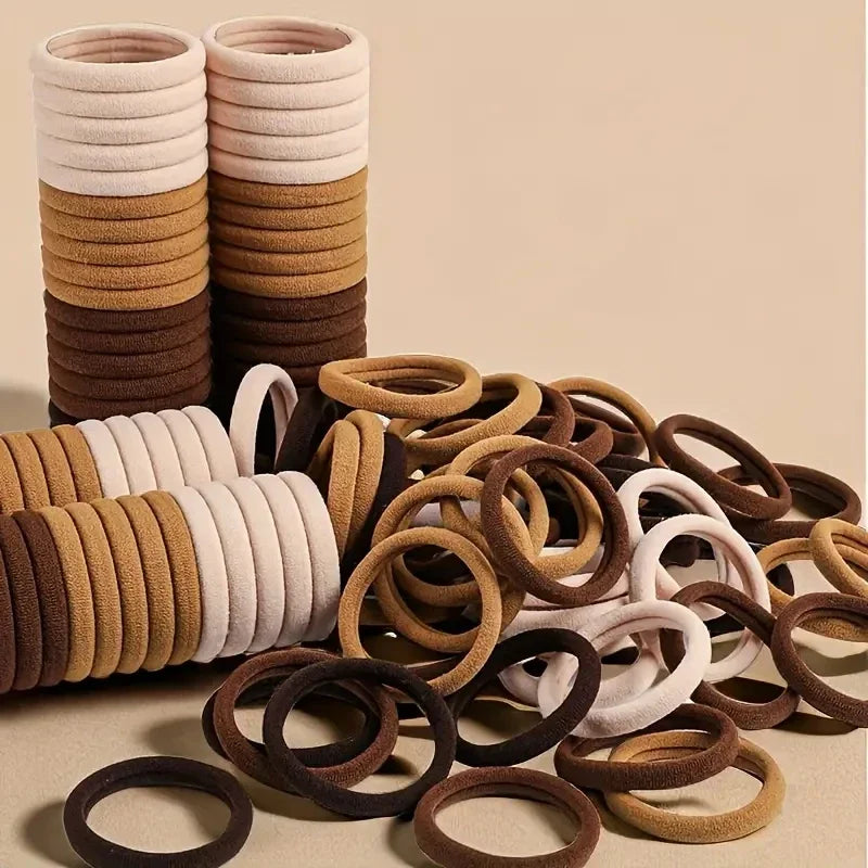 30-200pcs Hair Accessories for Women girl Basic Hair Bands