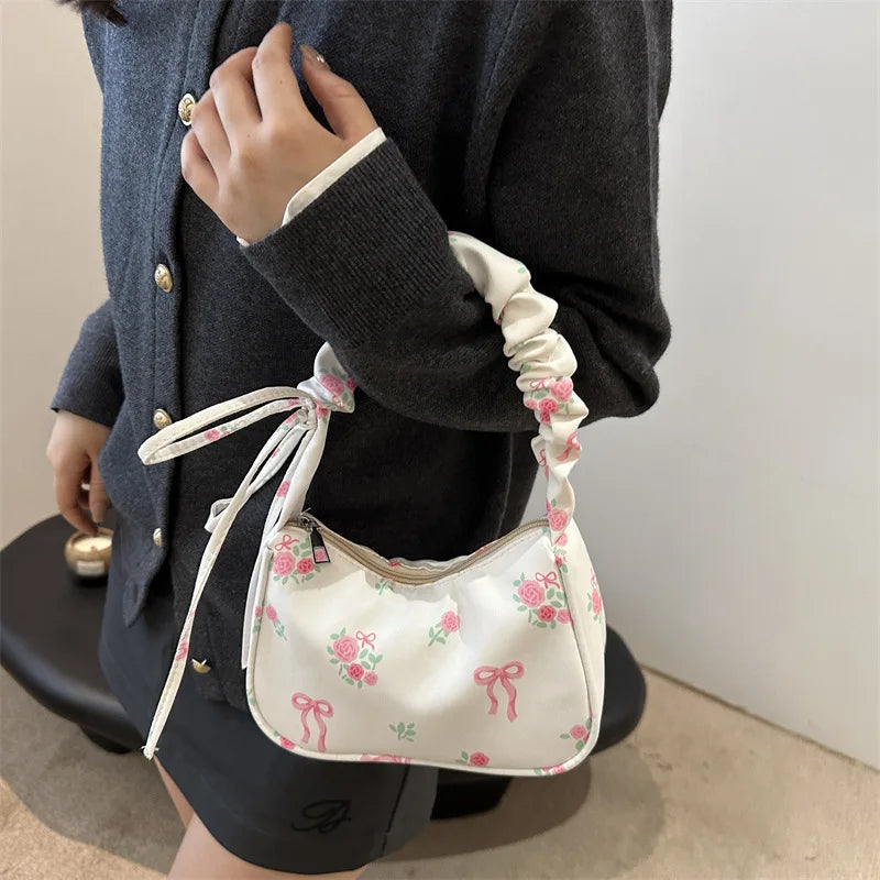 Women's Bags New Sweet Print Canvas Handbags