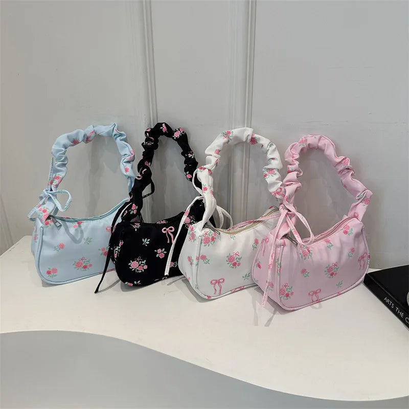 Women's Bags New Sweet Print Canvas Handbags