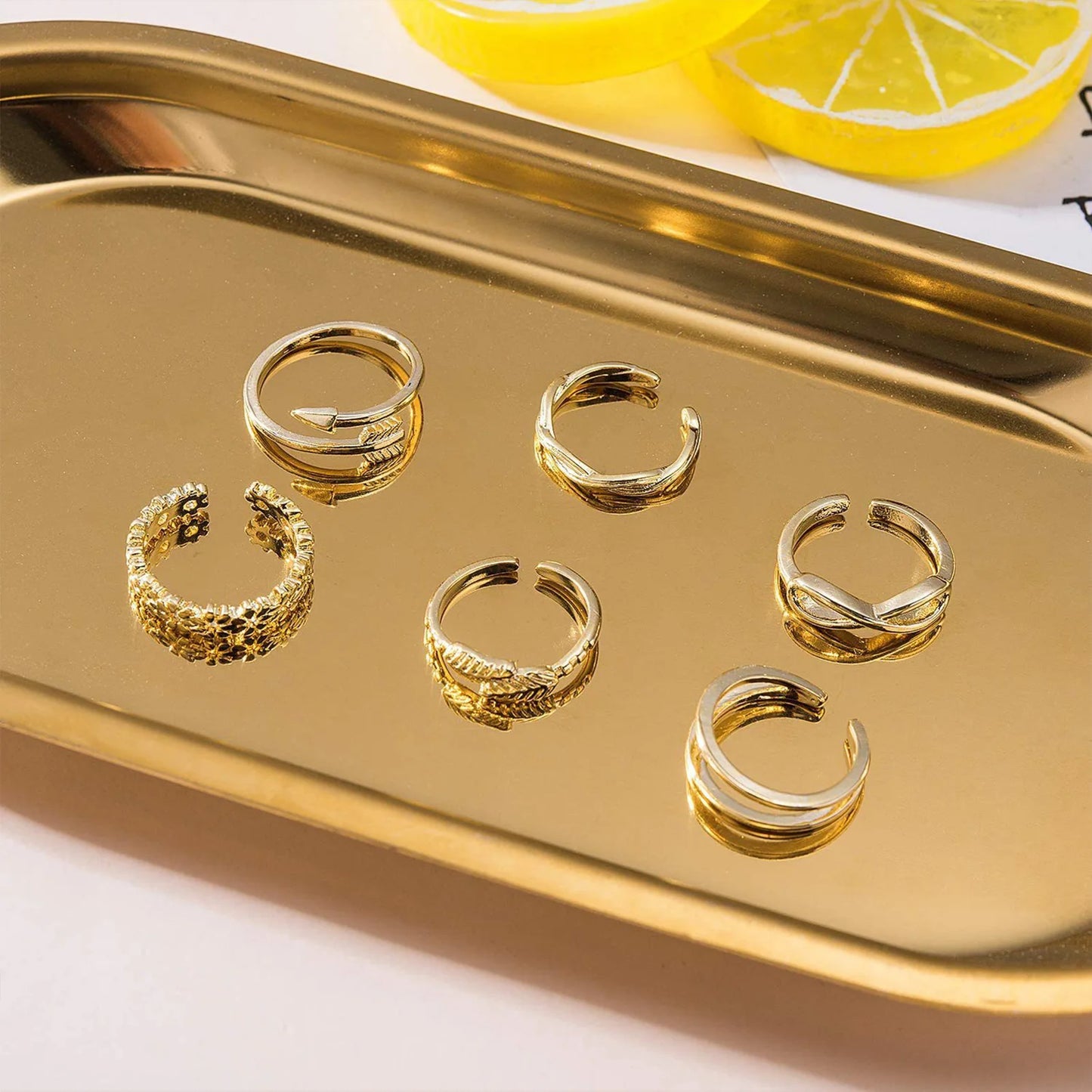 10/12Pcs Toe Rings for Women