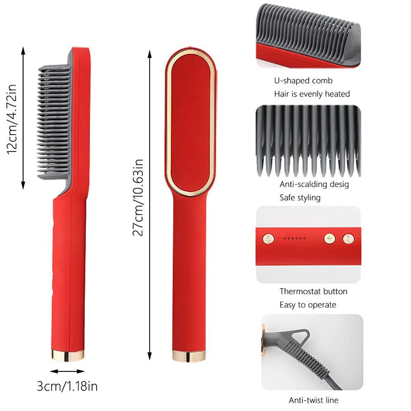 Professional hair styling tools - Hair straightening device