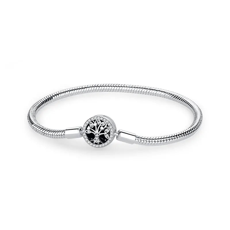 Original 925 Sterling Silver Bracelets Bangles Love