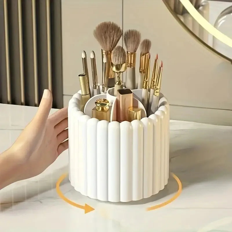 Makeup Brush Storage Cartridge Dust-proof Eye Shadow Foundation Make-up Lipstick Pen Cartridge Dresser Sorting Box Desktop Shelf