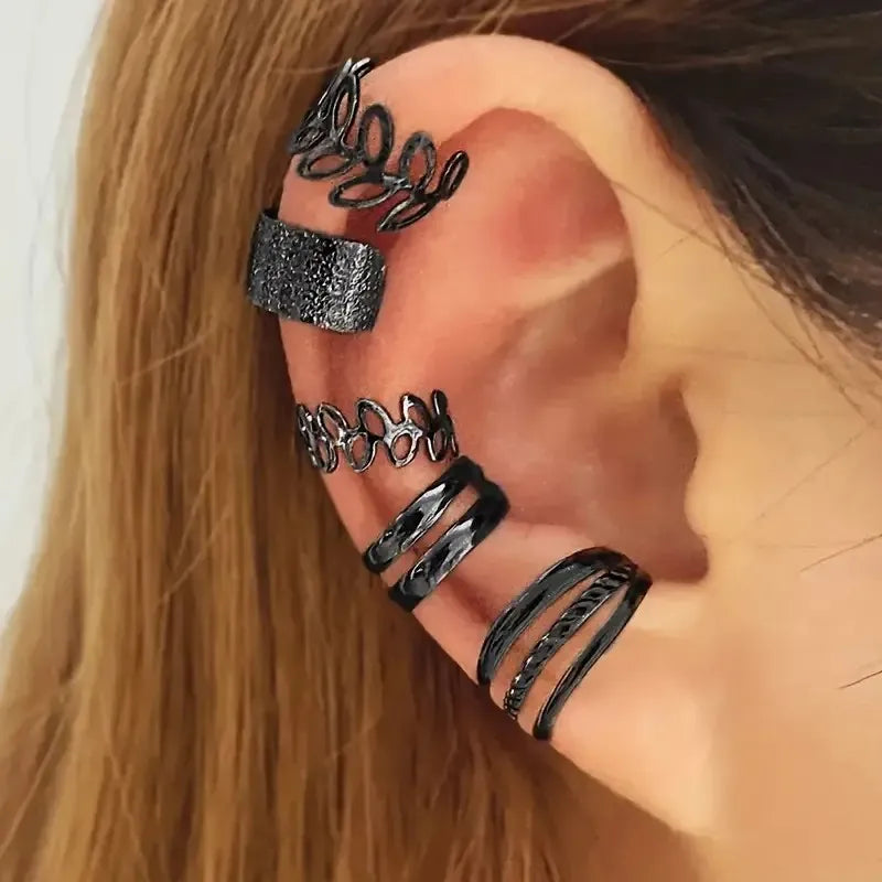 5pcs/set Trendy Elegant Design Ear Cuff Classic Elegant