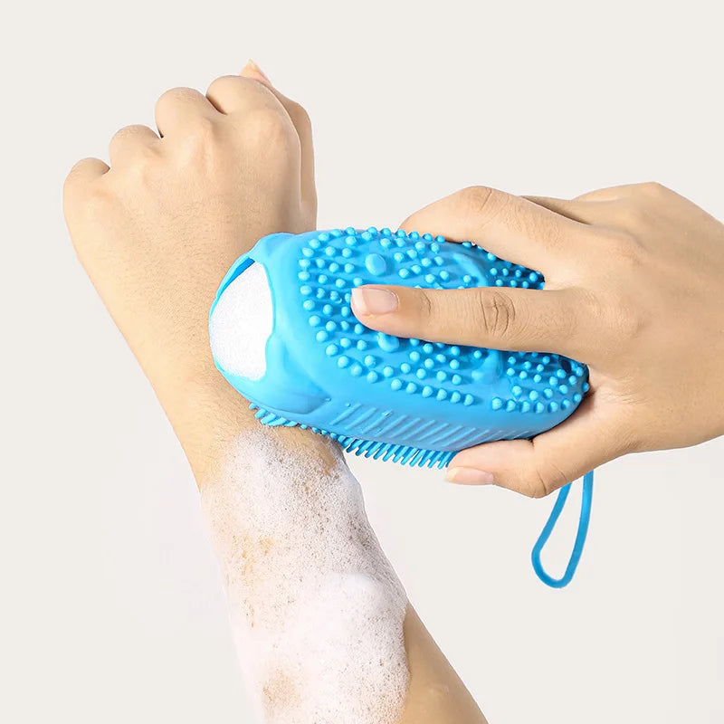 Silicone Bubble Brush Double-Sided Exfoliating Soft Bath