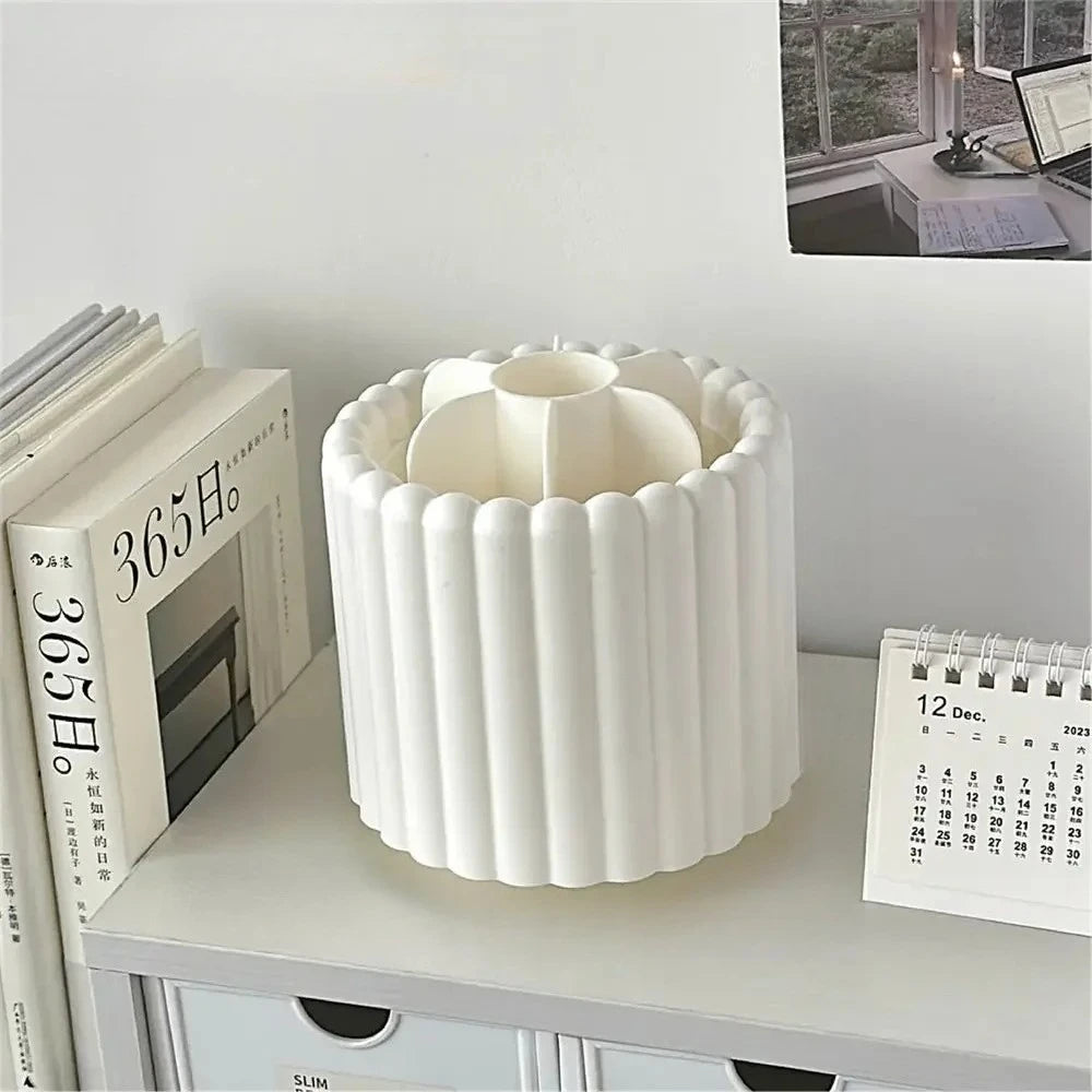 Makeup Brush Storage Cartridge Dust-proof Eye Shadow Foundation Make-up Lipstick Pen Cartridge Dresser Sorting Box Desktop Shelf