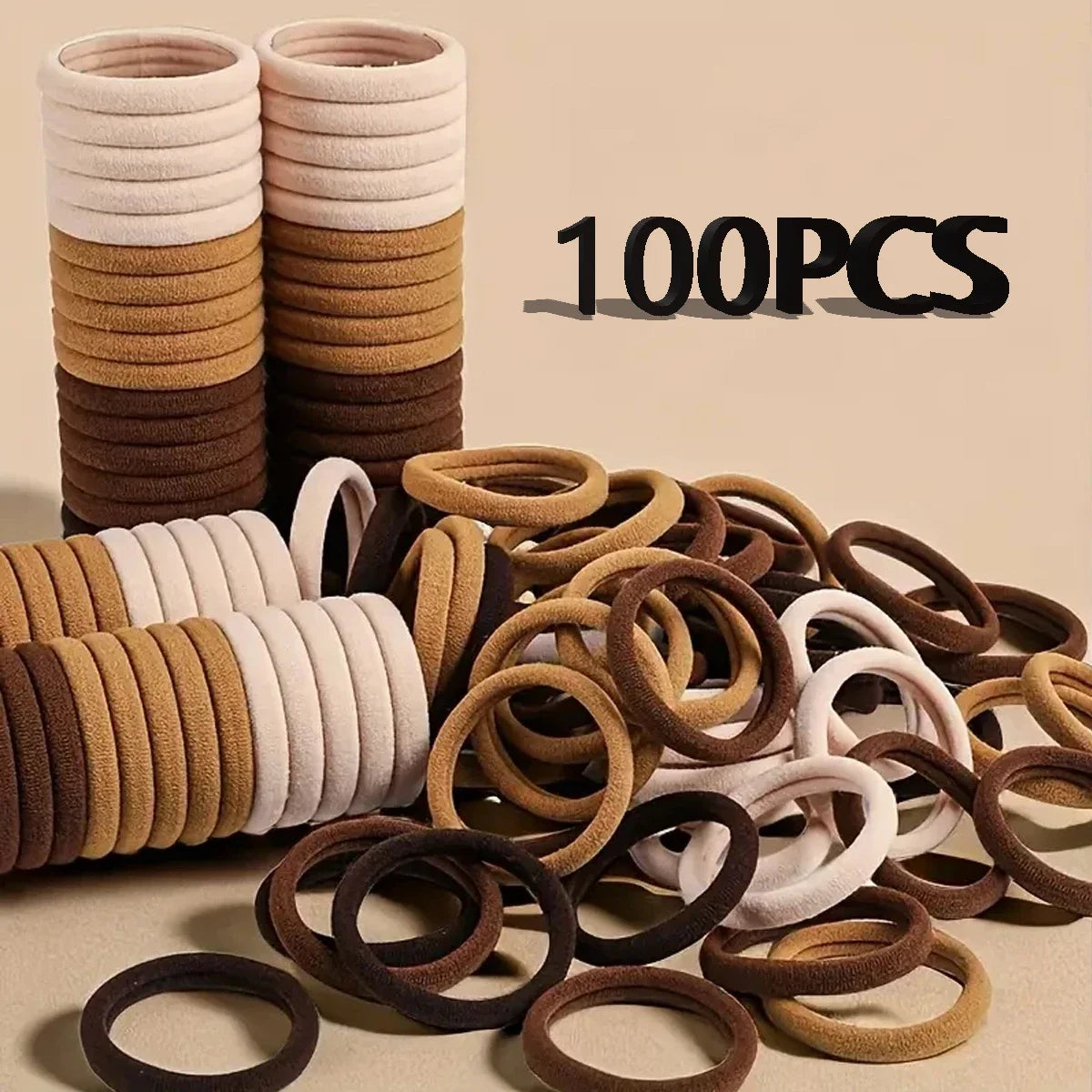 30-200pcs Hair Accessories for Women girl Basic Hair Bands