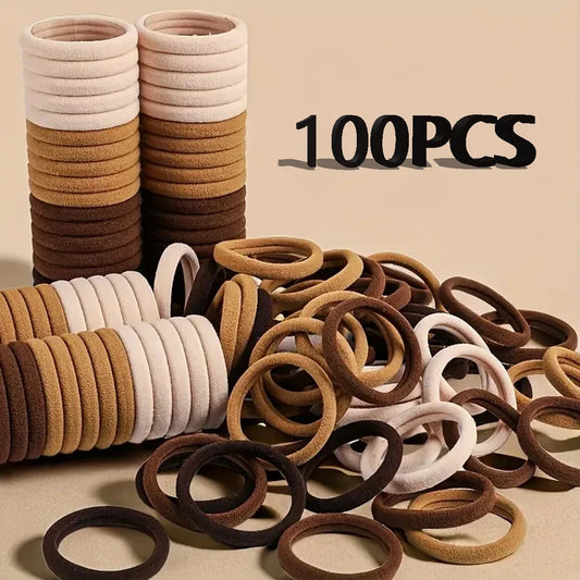 30-200pcs Hair Accessories for Women girl Basic Hair Bands