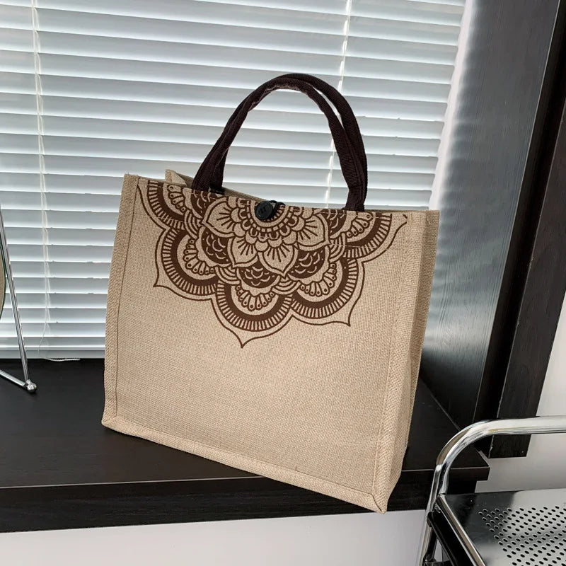 Canvas Handbags For Women Fashion Tote Beach Bags Reusable Shopping Bags
