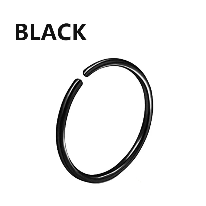 Nose Rings Hoops Double Septum Rings