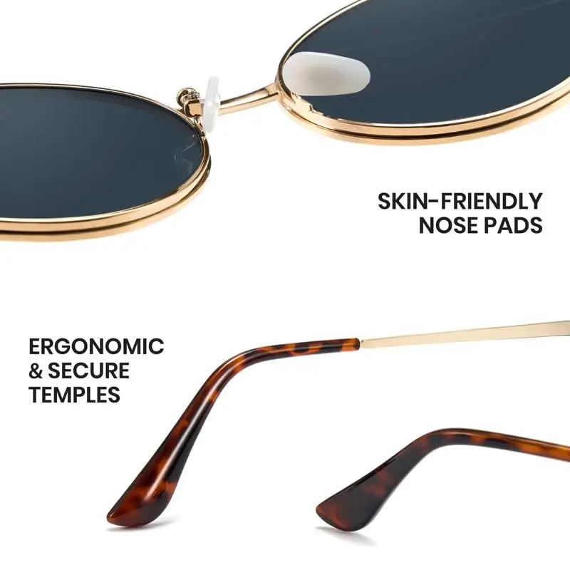 Retro Oval Sunglasses – 90s Style Women