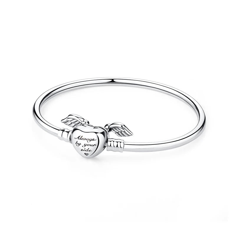 Original 925 Sterling Silver Bracelets Bangles Love